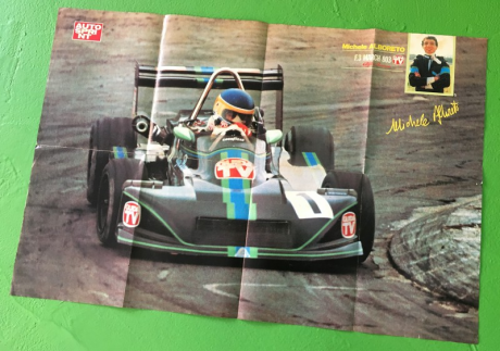 Poster M.Alboreto F.3 90x60,5